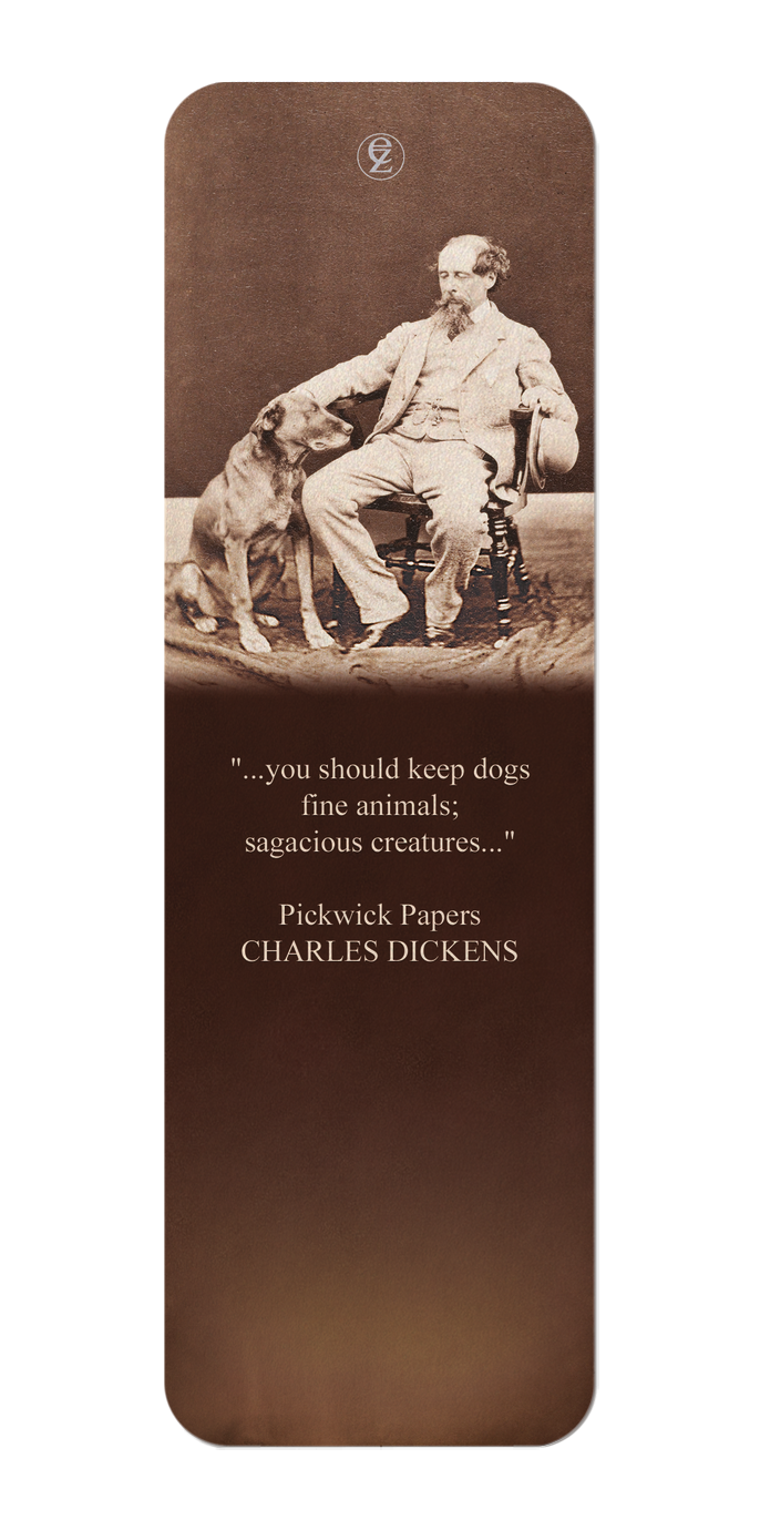 Ezen Designs - Dickens and Turk (c.1862) - Bookmark - Front