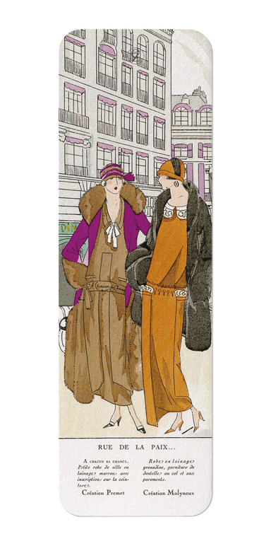 Ezen Designs - Rue de la Paix (1924)-A - Bookmark - Front