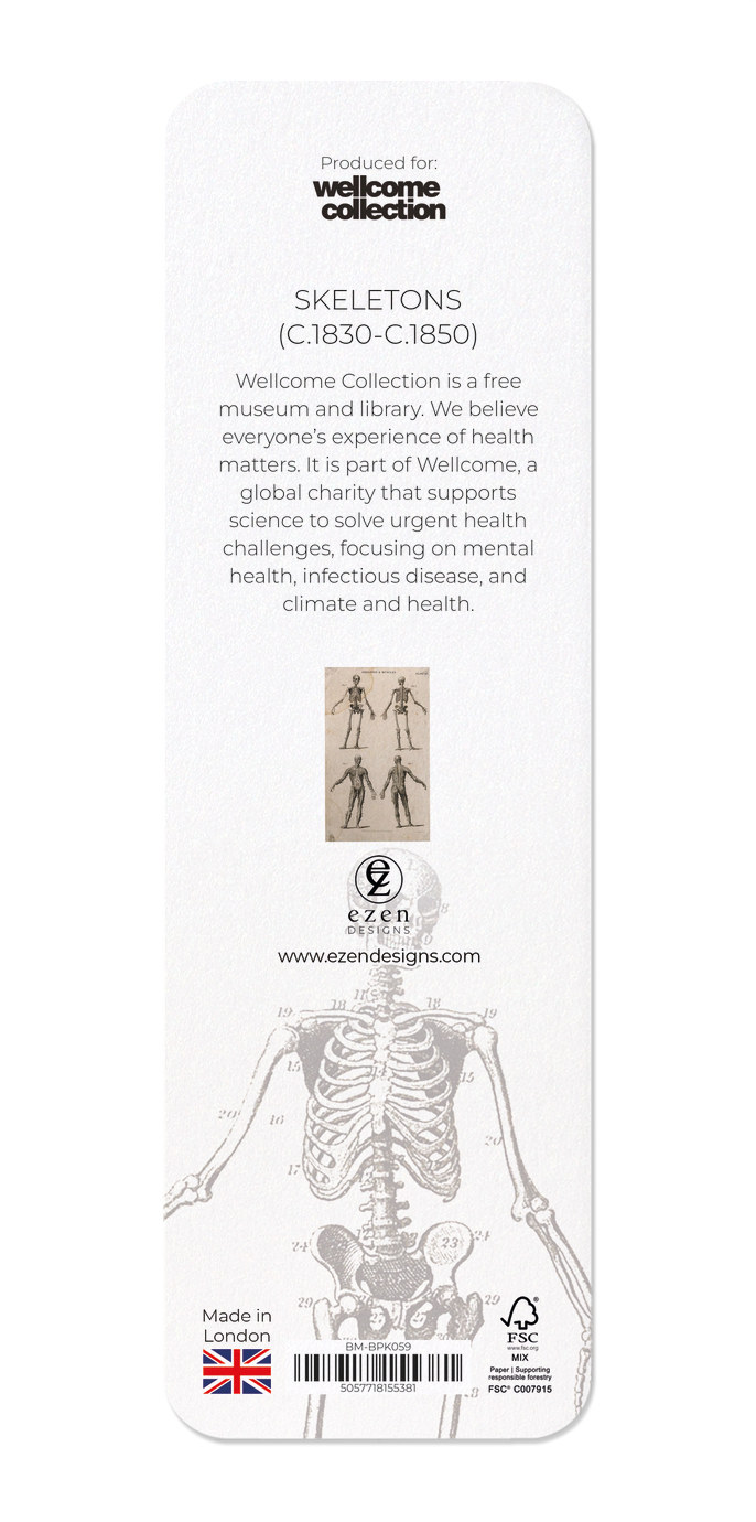 Ezen Designs - Skeletons (C.1830-C.1850) - Bookmark - Back