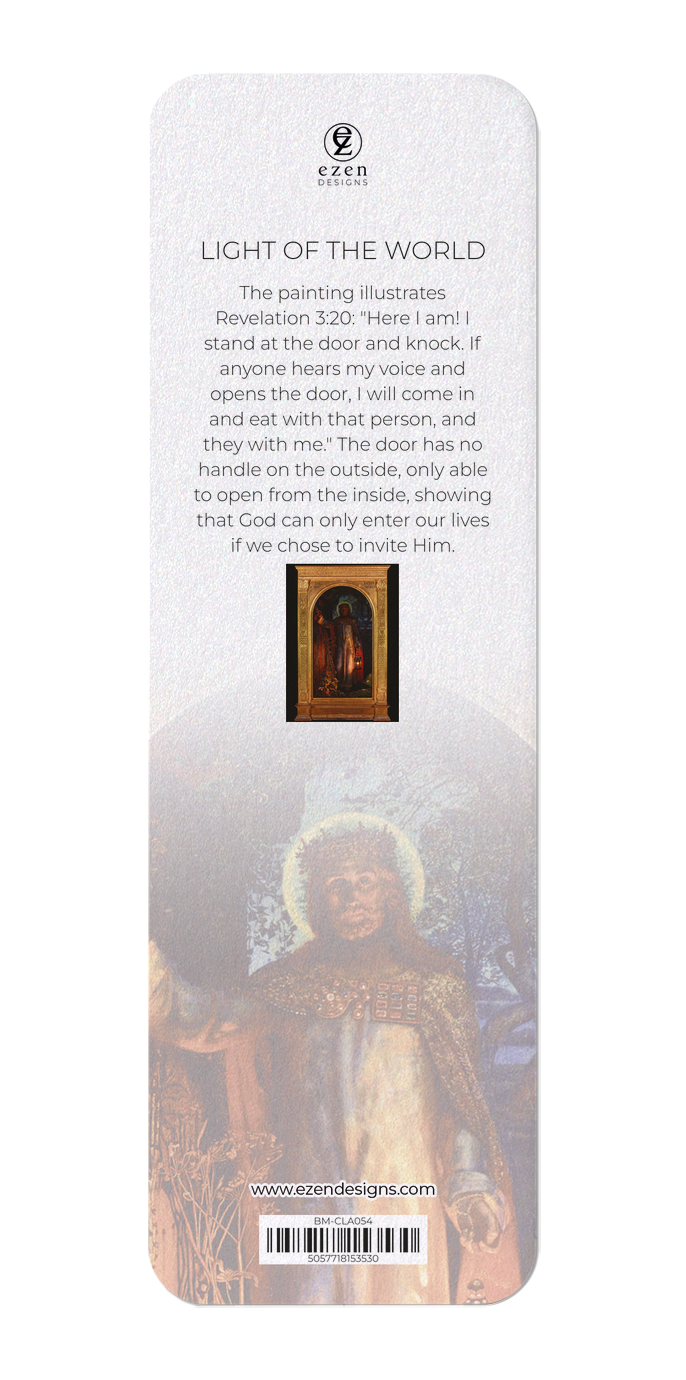 Ezen Designs - Light of the World - Bookmark - Back