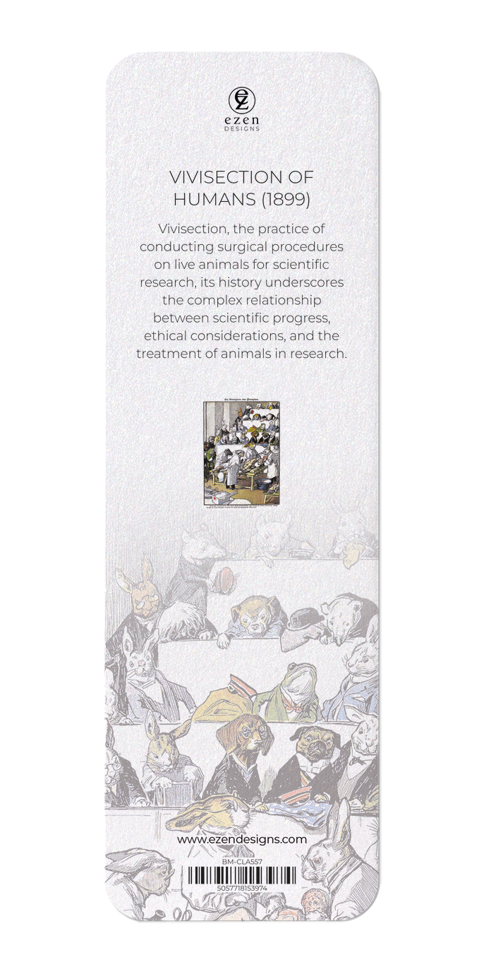 Ezen Designs - Vivisection of Humans (1899) - Bookmark - Back