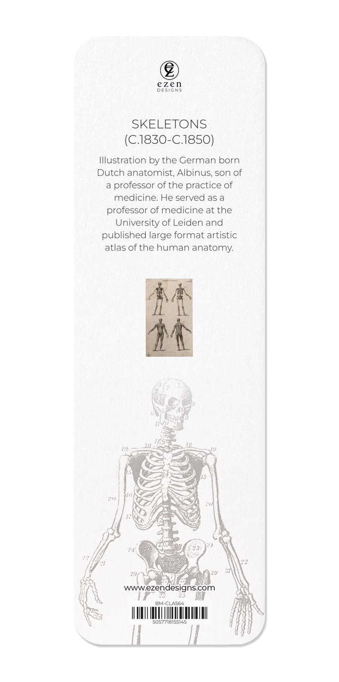 Ezen Designs - Skeletons (C.1830-C.1850) - Bookmark - Back