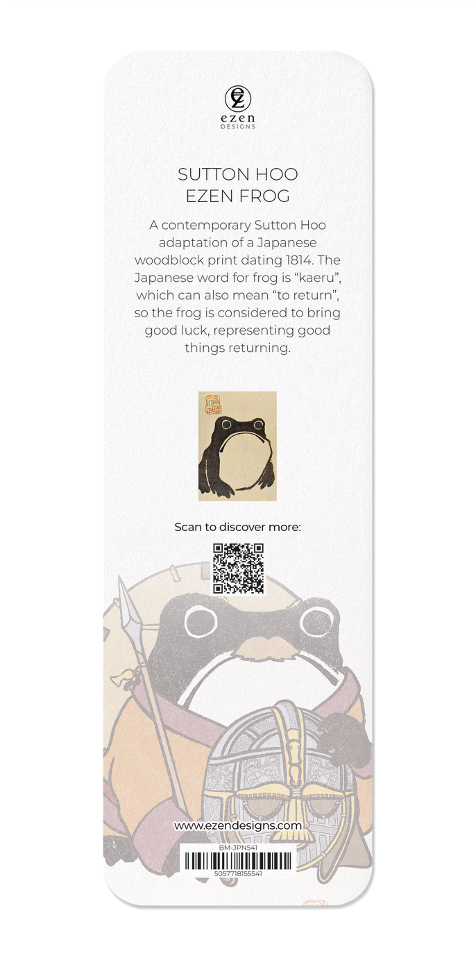 Ezen Designs - Sutton Hoo Ezen Frog - Bookmark - Back