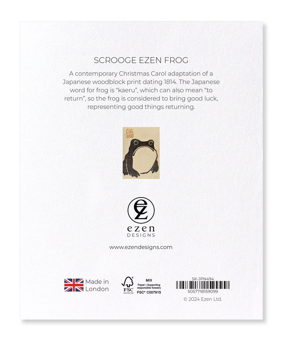 Ezen Designs - Scrooge Ezen Frog - Sticker Set
