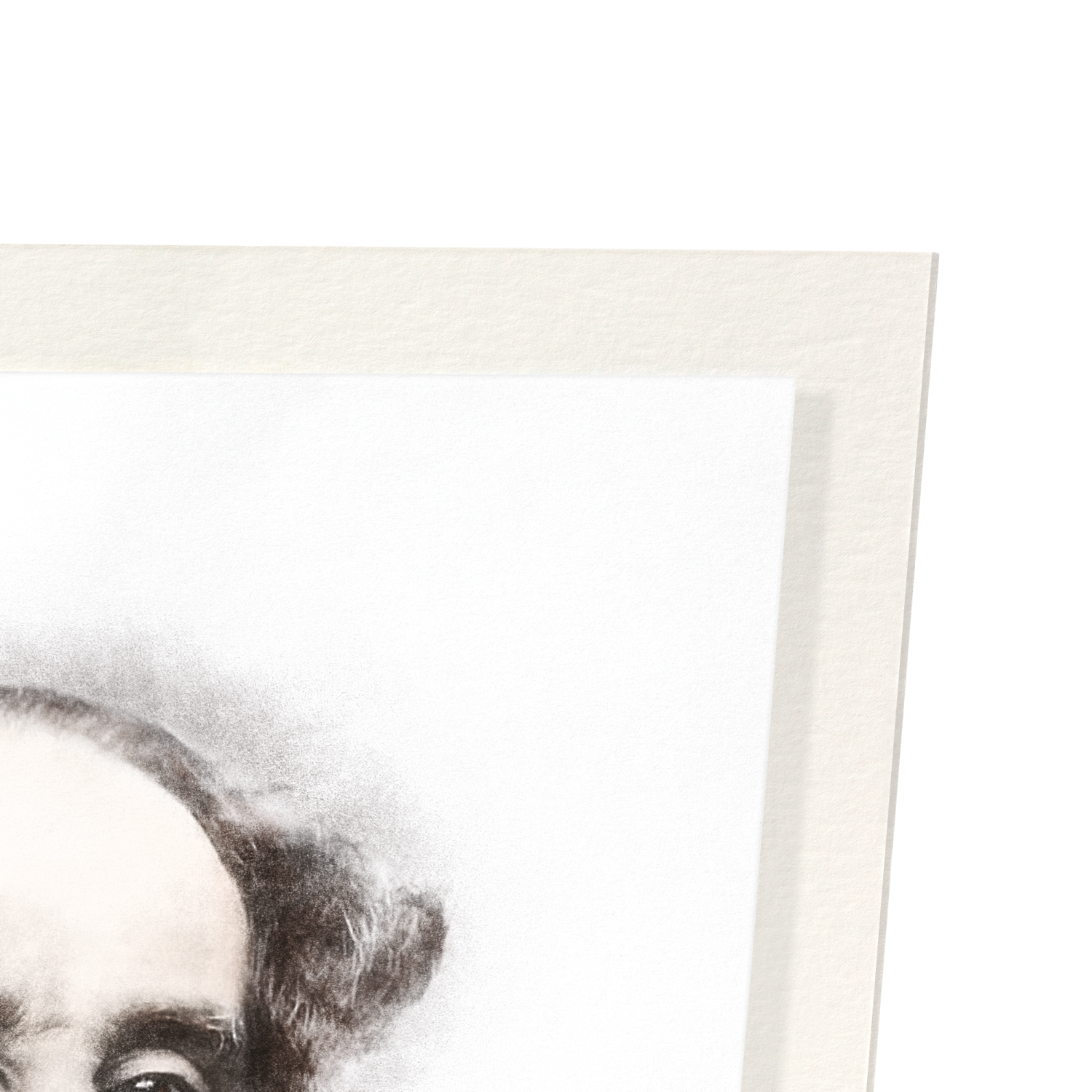 PORTRAIT OF DICKENS: Charcoal Art Print