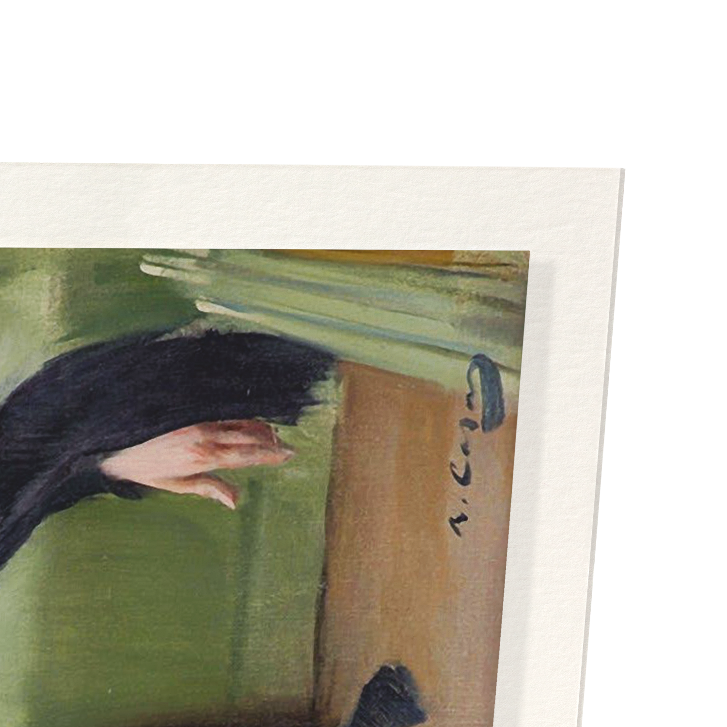 DECADENT YOUNG WOMAN. AFTER THE DANCE. (1899): Painting Art Print