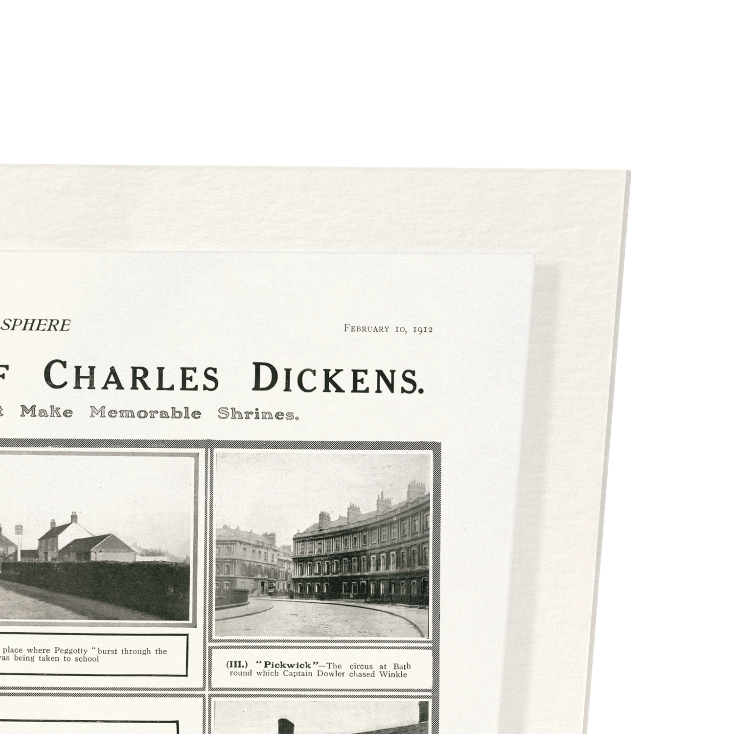 SCENES IN CHARLES DICKENS' NOVELS (1912): Photo Art Print