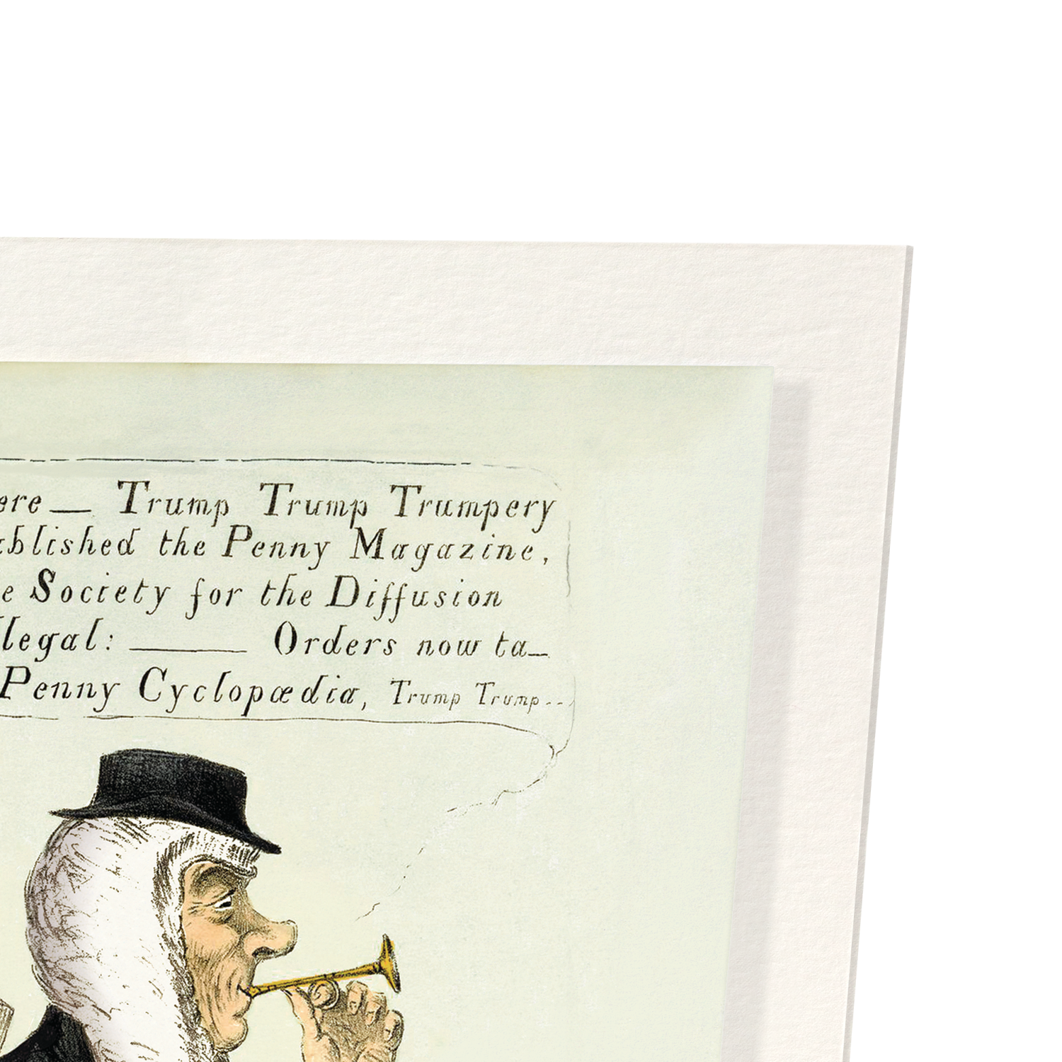 THE PENNY TRUMPETER (1832): Painting Art Print