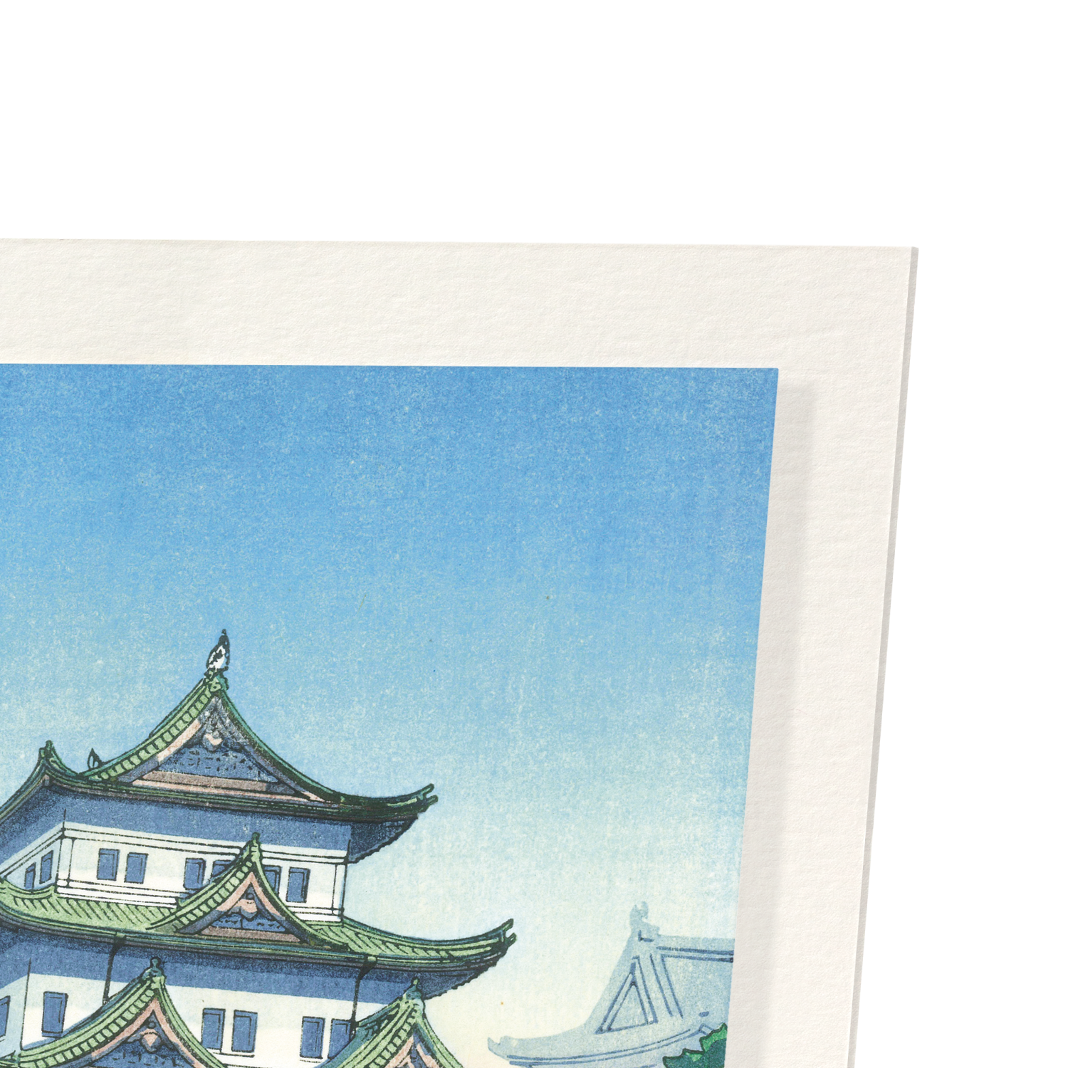 NAGOYA CASTLE IN THE SPRING: Japanese Art Print