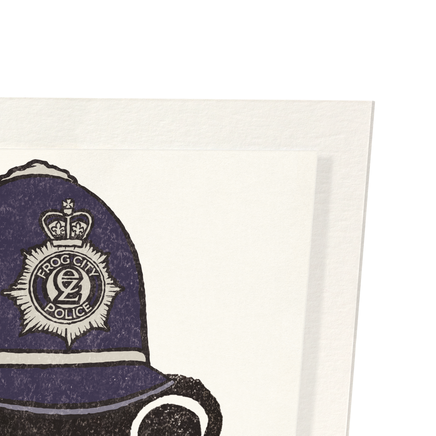 POLICE EZEN FROG: Art Print