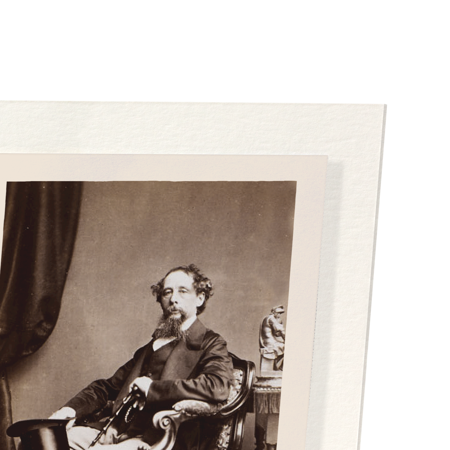 PHOTOGRAPHS OF CHARLES DICKENS: SET A (1858): Photo Art Print