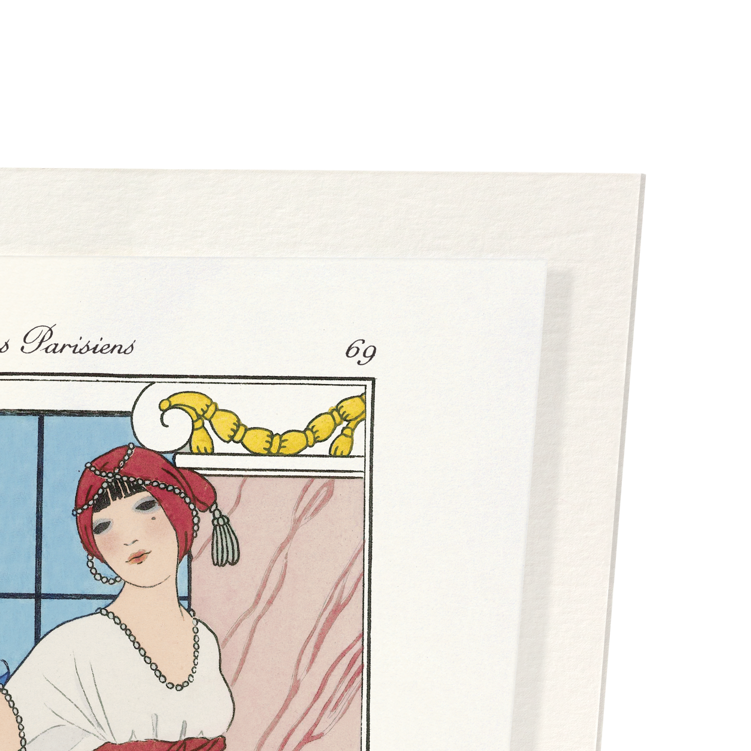 GRANDE ROBE DU SOIR (1913): Vintage Art Print
