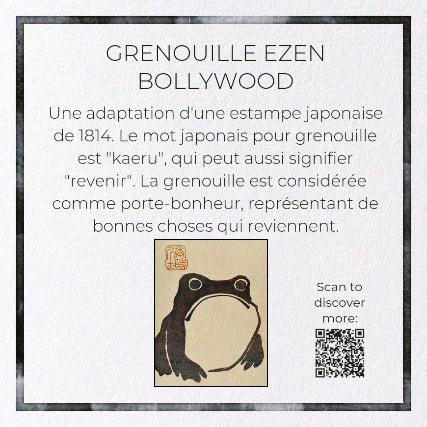 GRENOUILLE EZEN BOLLYWOOD: Greeting Card