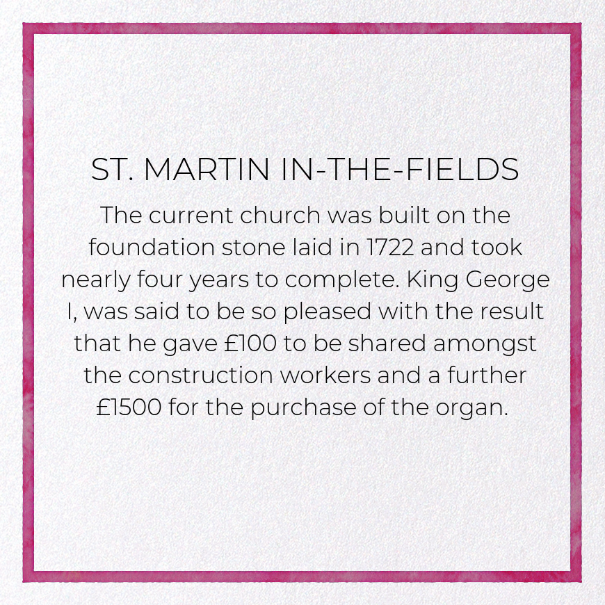 ST. MARTIN IN-THE-FIELDS