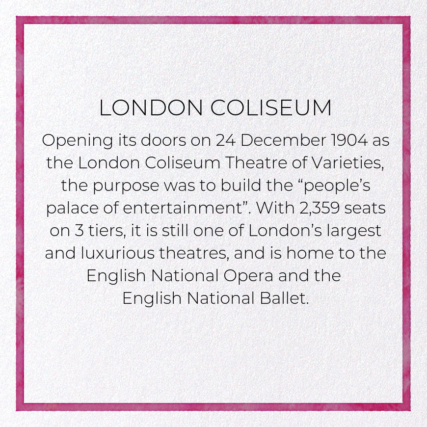 LONDON COLISEUM