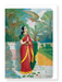 Ezen Designs - Damayanti and Swan (1890) - Greeting Card - Front