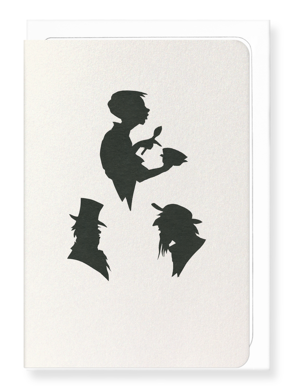 Ezen Designs - Oliver Twist Silhouettes - Greeting Card - Front