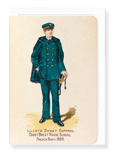 Ezen Designs - Cadet de la Série Militaire Française (1886) - Greeting Card - Front