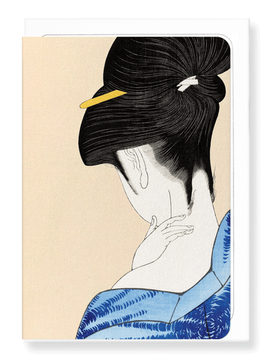 Ezen Designs - Beauty in front of a mirror - Greeting Card - Front