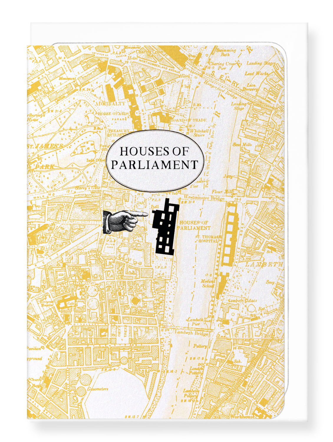 Ezen Designs - Houses of Parliament - Greeting Card - Front