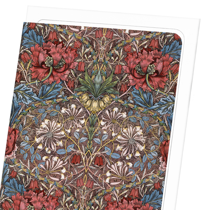 HONEYSUCKLE (1874): Pattern Greeting Card