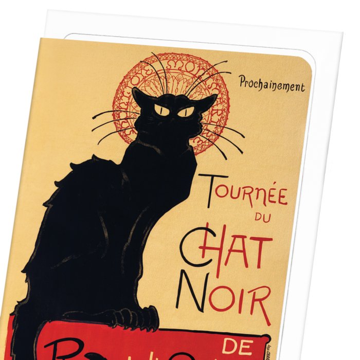 TOURNÉE DU CHAT NOIR (1896): Painting Greeting Card