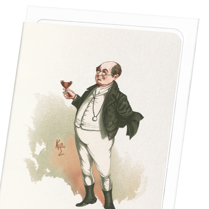 MR. PICKWICK (C.1889): Painting Greeting Card