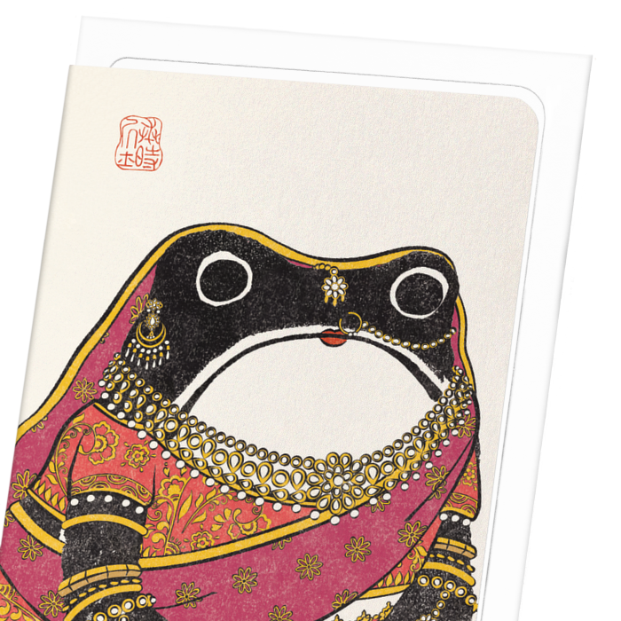 GRENOUILLE EZEN BOLLYWOOD: Greeting Card