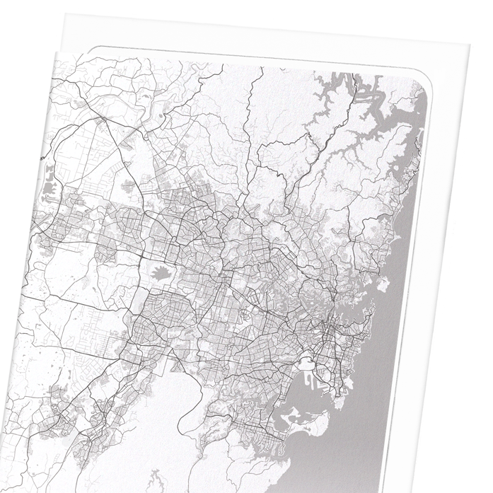 SYDNEY FULL MAP: Map Full Art Print