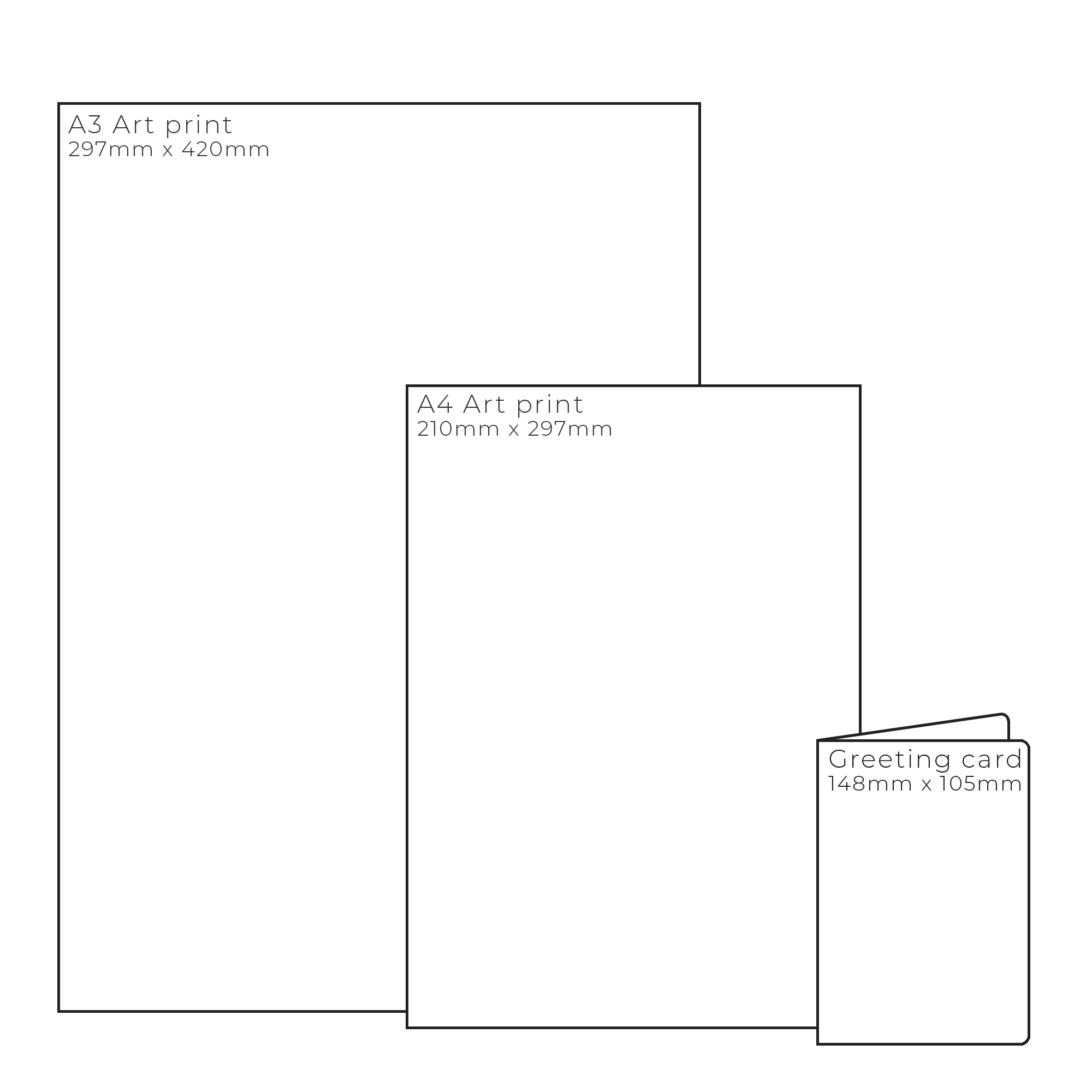 WASHINGTON CUTOUT: Map Cutout Greeting Card