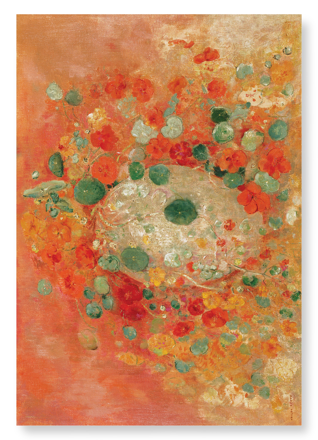 NASTURTIUMS (1905): Painting Art Print