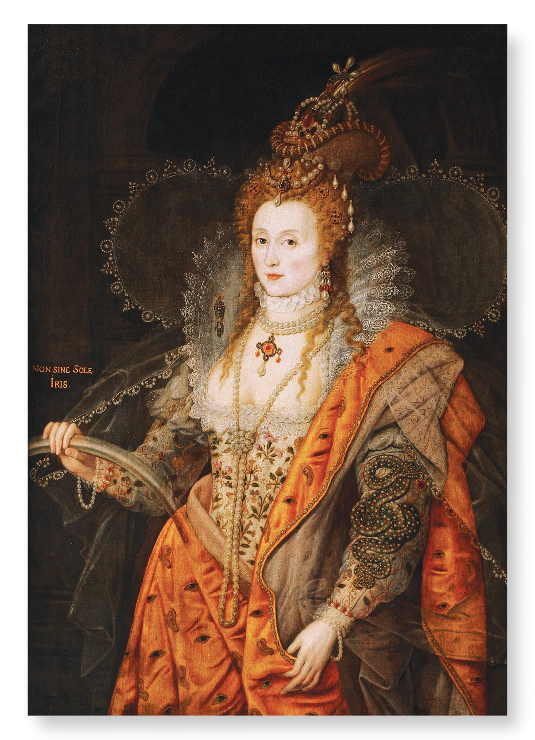 QUEEN ELIZABETH I RAINBOW PORTRAIT (C.1601): Painting Art Print