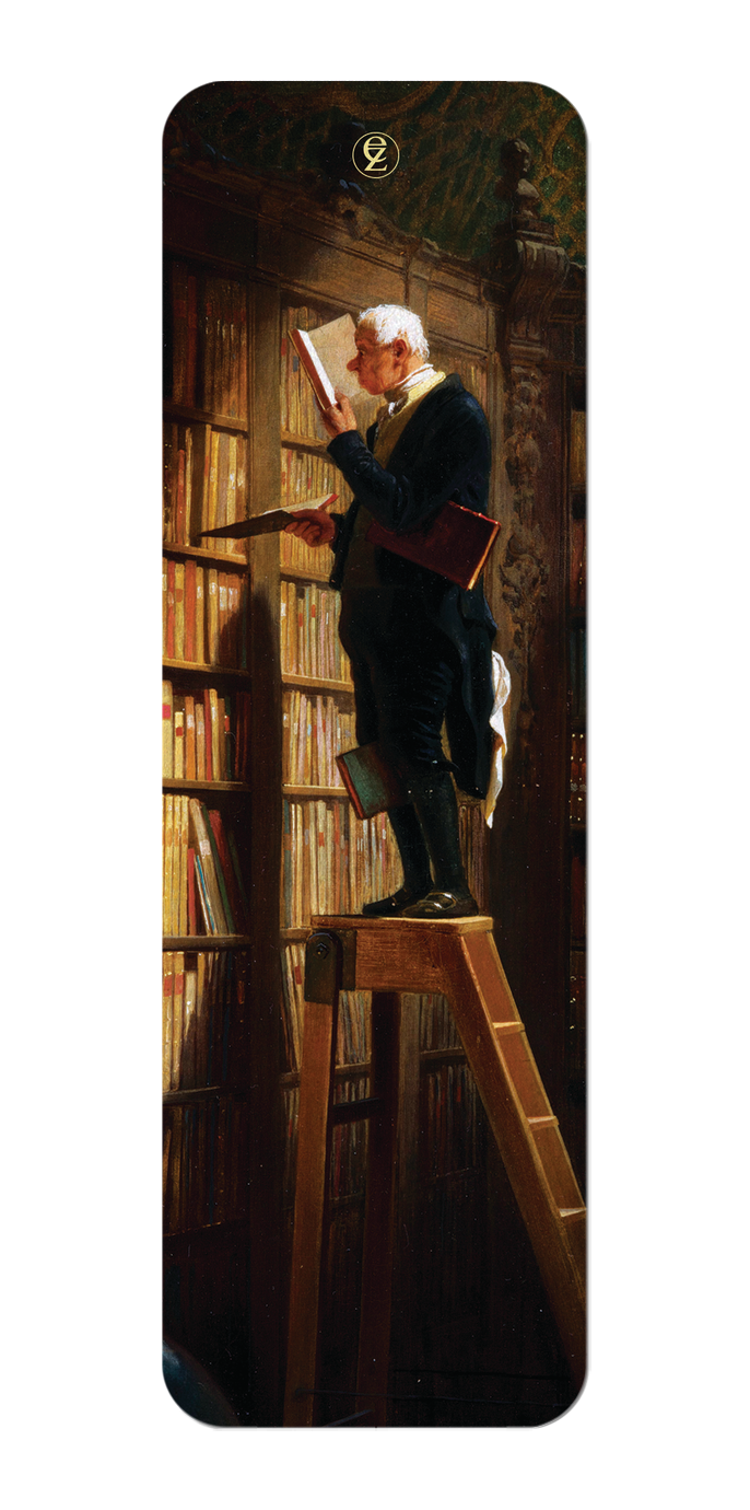 Ezen Designs - Bookworm (c.1850) - Bookmark - Front