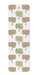 Ezen Designs - Pomegranate and Lemon Trees on white (16th C.) - Bookmark - Front