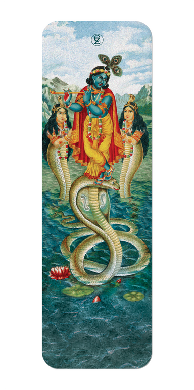 Ezen Designs - KRISHNA MAÎTRISANT KALIYA (vers 1890) - Bookmark - Front