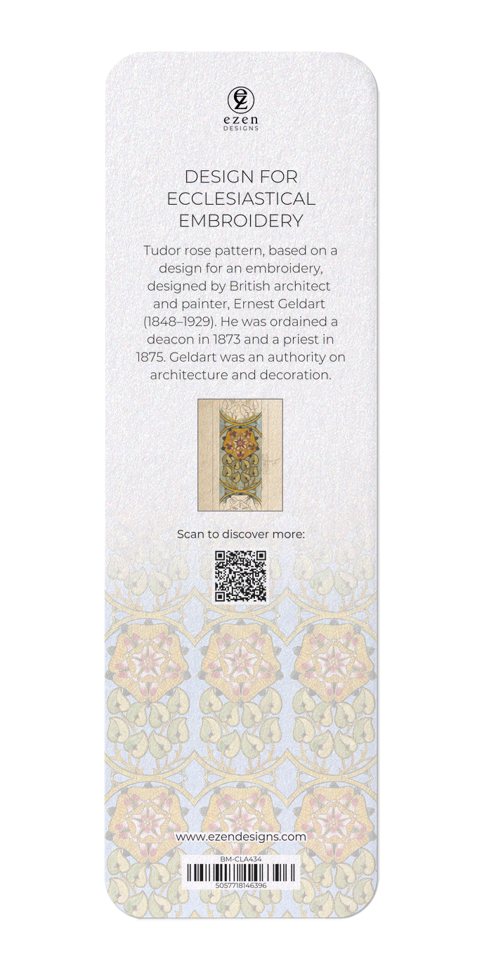 Ezen Designs - Design for Ecclesiastical Embroidery - Bookmark - Back