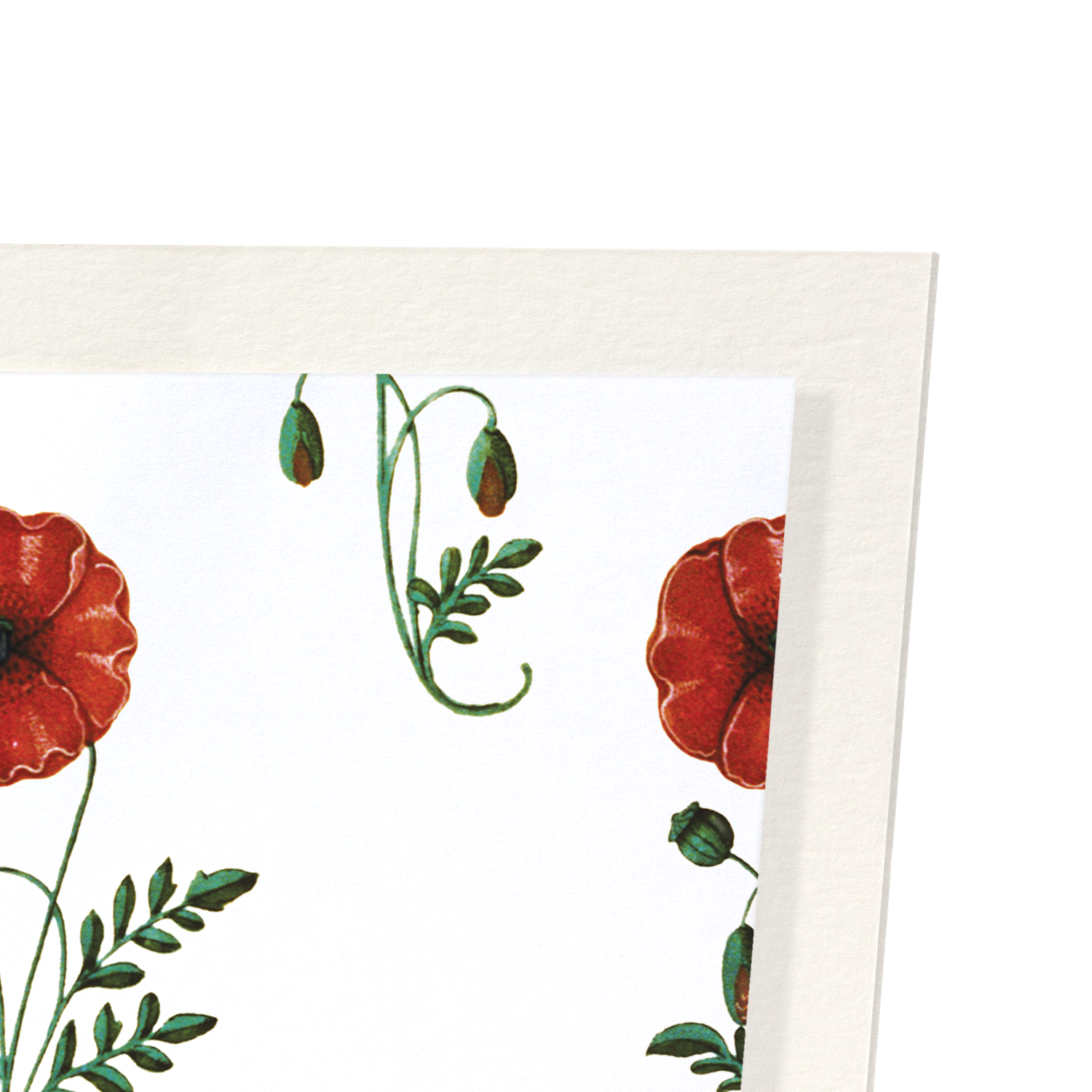 RED POPPIES (C.1520): Pattern Art Print